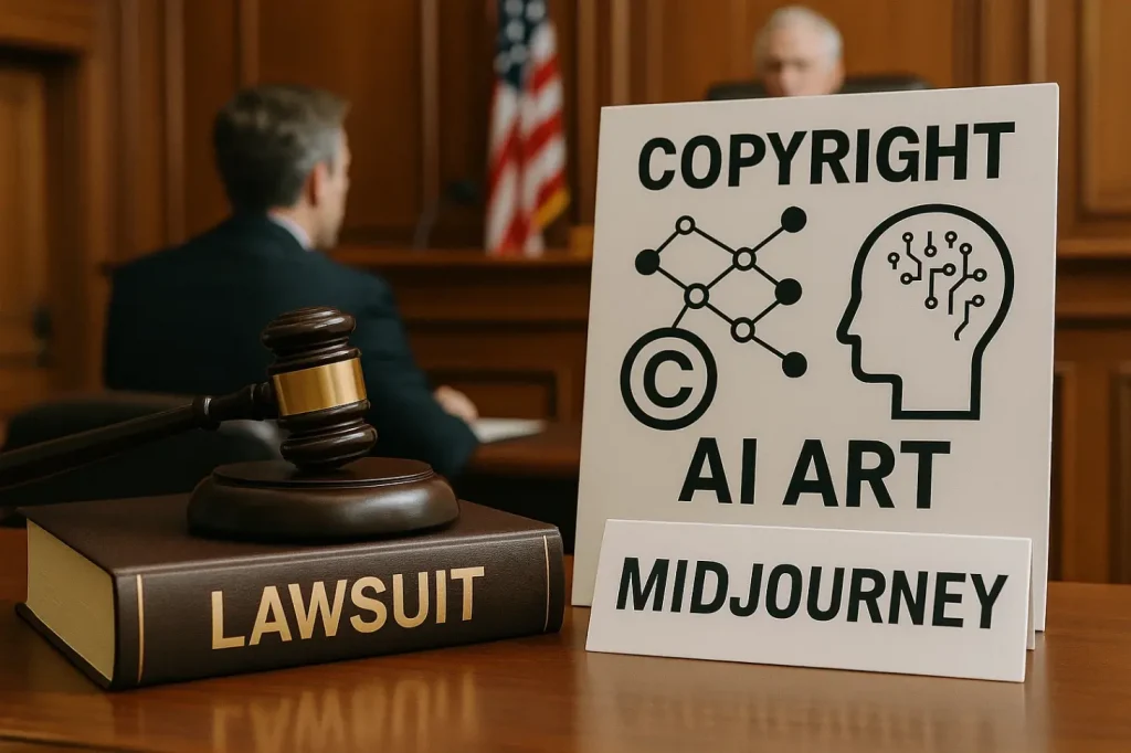 Судебные иски против Midjourney в 2025: авторские права и ИИ-искусство Судебные иски против Midjourney в 2025: авторские права и ИИ-искусство